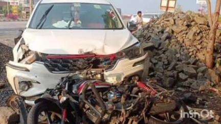 चाकूर: लातूर नांदेड महामार्ग वर ड्रग्स प्रकरणातील आरोपीचा पलायनाचा प्रयत्न फसला.
