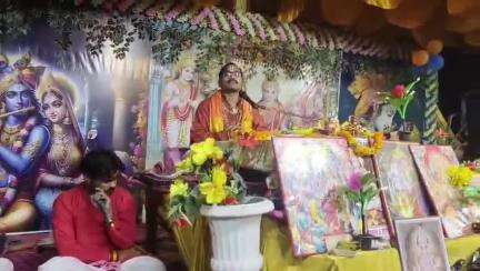 जयसिंहपुर: निदूरा में आयोजित श्रीमद्भागवत कथा में कथा व्यास पं. प्रमोद पाण्डेय महाराज ने कहा, कथा से मिलता है अच्छाई और बुराई का ज्ञान