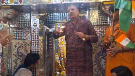बड़गांव: भारतीय सैनिकों की सफलता के लिए भाजपा ने बोहरा गणेश सहित शहर के 63 मंदिरों में महाआरती की