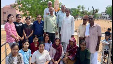रतनगढ़: रतनगढ़ में ग्रामीण किसान छात्रावास में मनाई गई चौधरी कुंभाराम आर्य की जयंती