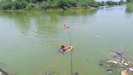 વાગરા: વાગરા ડેપો નજીક આવેલ તળાવમાં પગ લપસી જવાથી એક યુવાનનું પાણીમાં ડૂબીઓ#vagara#bharuch