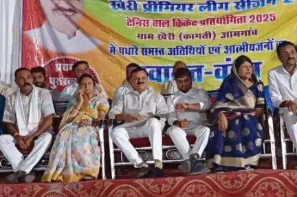 गाडरवारा: छोटा आमगांव में क्रिकेट टूर्नामेंट का समापन, कैबिनेट मंत्री राव उदय प्रताप सिंह हुए शामिल