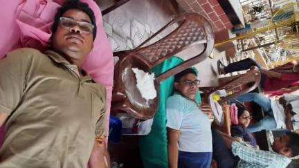 বহরমপুর: ব্লাড ব্যাংকের রক্তের সংকট মেটাতে সম্প্রীতির রক্তদান বহরমপুর বিজ্ঞান মঞ্চ শাখার উদ্যোগে