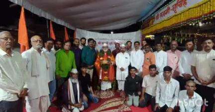 औसा: औसा येथे श्री लक्ष्मी नरसिंह मंदिर जीर्णोद्धार निमित्त सद्गुरु गहिनीनाथ महाराज औसेकर यांचे प्रवचन संपन्न