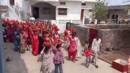 गलियाकोट: वागड़िया यादव समाज की ओर से जल कलश यात्रा निकाली गई