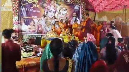 मानपुर: नगर के वार्ड क्र. 5 में रामप्रकाश गौतम के घर श्रीमद्भागवत कथा का आयोजन, तीसरे दिन श्रद्धा और भक्ति का प्रवाह