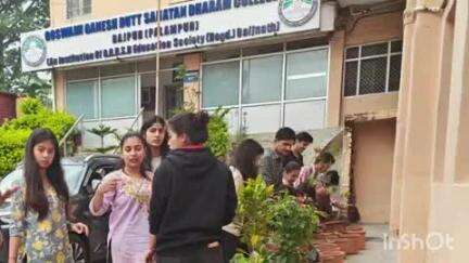 पालमपुर: गोस्वामी गणेश दत्त सनातन धर्म महाविद्यालय राजपुर में पौधारोपण अभियान का आयोजन किया गया