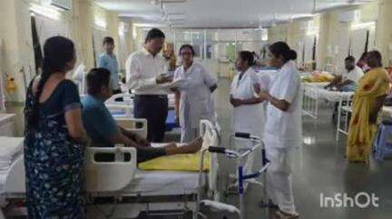 భూపాలపల్లి: సింగరేణి ఏరియా ఆసుపత్రిని ఆకస్మిక తనిఖీ చేసిన, సీఎంవో కిరణ్ రాజ్ కుమార్