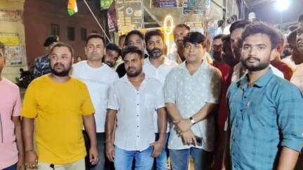 মুর্শিদাবাদ জিয়াগঞ্জ: শ্রীপৎ সিং কলেজ এলাকায় রক্ষা কালী পূজোয় উপস্থিত বিধায়ক
