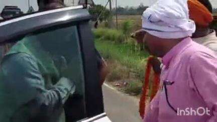 कुर्था: वंशी से जहानाबाद जाते समय कुर्था में स्वास्थ्य मंत्री मंगल पाण्डेय का हुआ स्वागत