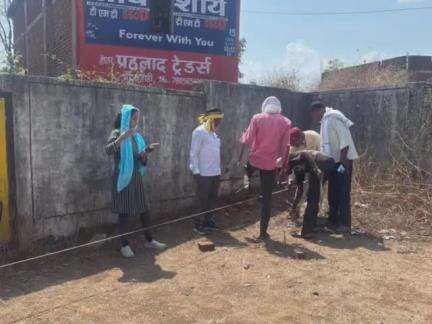 नारायणगंज: बीजाडांडी के ग्राम घोंटा में सामुदायिक भवन का शिलान्यास, जनपद अध्यक्ष और सदस्यों ने किया कार्यक्रम
