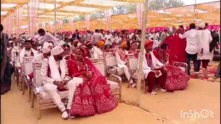 મોડાસા: કોલીખડ પાસે મોડાસા પરગણા રોહિત સમાજ વિકાસ મંડળ દ્વારા પાંચમો સમૂહ લગ્નોત્સવ યોજાયો.