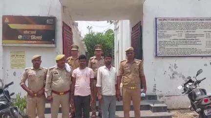 रसूलाबाद: रसूलाबाद पुलिस ने 2 वारंटी अभियुक्तों को किया गिरफ्तार