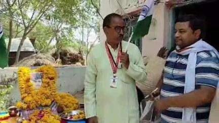 अटेर: भिंड के बड़ेरी गांव में ऑपरेशन रक्षक के दौरान शहीद हुए लांस नायक अनूप शर्मा की पुण्यतिथि मनाई