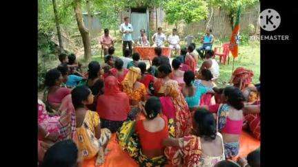 খোয়াই: আশারামবাড়ি মন্ডলের ২৫ নং বুথে যোগদান সভায় ১৬৫ জন ভোটার বিজেপিতে শামিল হয়।