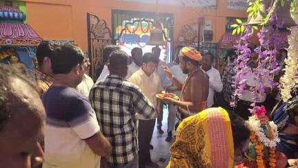 ଛତ୍ରପୁର: ପୁଇଁତୋଳା ଠାରେ ନୃସିଂହ ଜନ୍ମ ଉତ୍ସବ ଓ ନୃସିଂହ ଚତୁର୍ଦ୍ଦଶୀ ଉତ୍ସବ ପାଳନ, ଯୋଗଦେଲେ ବ୍ରହ୍ମପୁର ବିଧାୟକ