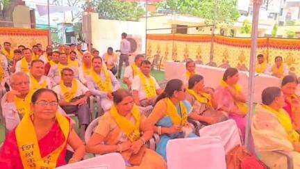 विजयनगर: महात्मा गांधी विद्यालय बिजयनगर में शिक्षक मंच सम्मान समारोह का आयोजन, वक्ताओं ने किया संबोधित
