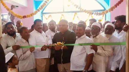 ಶಿಗ್ಗಾಂವ: ಮುಖಬಸರಿಕಟ್ಟಿ ಗ್ರಾಮದಲ್ಲಿ ಶಾದಿ ಮಹಲ್ ಕಟ್ಟಡ ನಿರ್ಮಾಣಕ್ಕೆ ಶಾಸಕ ಪಠಾಣ್ ಚಾಲನೆ