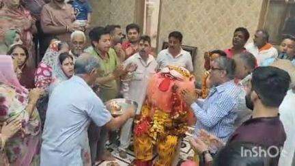 पोकरण: नरसिंह चतुर्दशी पर इस बार शोभा यात्रा का आयोजन नहीं हुआ, निज आवास में हुई पूजा-अर्चना