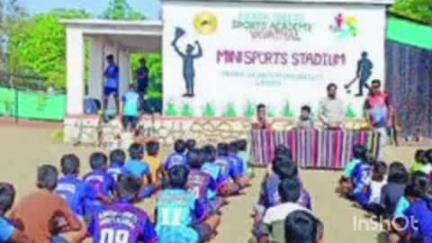 बाभूळगाव: आकाश चिकटे स्पोर्ट्स अकॅडमीच्या मिनी स्पोर्ट्स स्टेडियमवर उन्हाळी शिबिराचे आयोजन