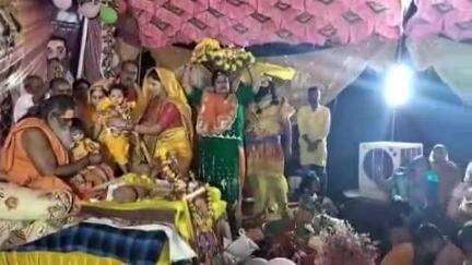 मानपुर: नगर के वार्ड क्र. 5 में आयोजित श्रीमद्भागवत कथा के चौथे दिन श्रीकृष्ण जन्मोत्सव की भव्य प्रस्तुति, श्रोता झूम उठे