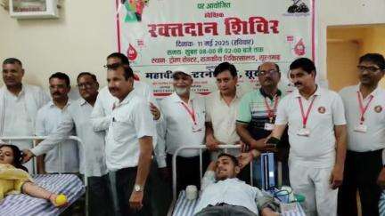 सूरतगढ़: ट्रॉमा सेंटर में 108 यूनिट रक्त का हुआ संग्रहण, अंतरराष्ट्रीय नर्सेज दिवस की पूर्व संध्या और मदर्स डे पर हुआ आयोजन