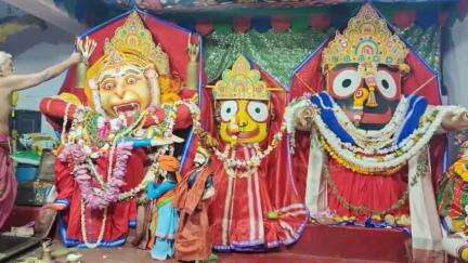 ପାରଳାଖେମୁଣ୍ଡି: ଜଗନ୍ନାଥ ମନ୍ଦିରରେ ନୃସିଂହ ବେଶରେ ପୂଜା ପାଇଲେ ତିନି ଠାକୁର