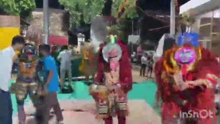 दांतारामगढ़: पलसाना के रघुनाथजी के मंदिर के सामने आयोजित हुई नरसिंह लीला