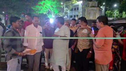 সিউড়ি ১: সিউড়ির বেণীমাধব মাঠে হরিনাম সংকীর্তনের উদ্বোধন করলেন সিউড়ির বিধায়ক