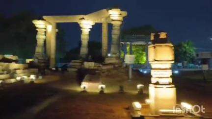 ప్రపంచ సుందరీమణుల రాక కోసం విద్యుత్ కాంతులతో సర్వాంగ సుందరంగా ఖిలా వరంగల్ కోటను తీర్చిదిద్దిన అధికారులు