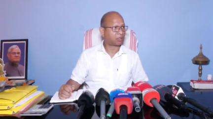 বঙাইগাঁও ভাগ: বিজেপি জিলা কাৰ্যালয়ত পঞ্চায়ত নিৰ্বাচনৰ ফলাফল ঘোষণা হোৱাৰ পিছত জিলা সভাপতিৰ সংবাদমেল, ফলাফলকলৈ সুখী জিলা সভাপতি