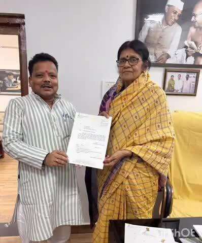 कोरबा सांसद ज्योत्सना महन्त ने चिरमिरी के पूर्व महापौर डोमरु रेड्डी को बनाया अपना प्रतिनिधि