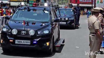 மேட்டுப்பாளையம்: உதகை சென்ற தமிழக முதல்வருக்கு பேருந்து நிலையம் எதிரே உற்சாக வரவேற்பு அளித்த திமுகவினர்
