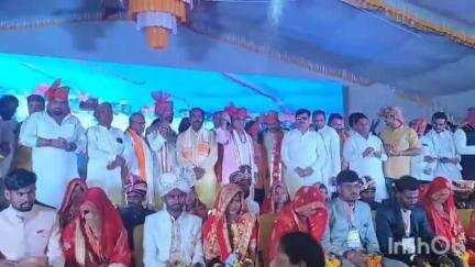 पथरिया: पथरिया में मुख्यमंत्री सामूहिक विवाह सम्मेलन संपन्न, 621 जोड़े बंधे शादी के बंधन में, राज्यमंत्री लखन पटेल ने दी शुभकामनाएं