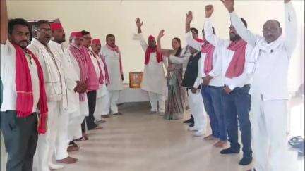 ज्ञानपुर: ज्ञानपुर में समाजवादी पार्टी कार्यालय में भगवान बुद्ध जयंती मनाई गई