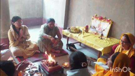 गढ़वा: गढ़वा में सैनिकों की शक्ति संवर्धन के लिए 500 घरों में हुआ गायत्री यज्ञ