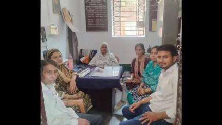 रफीगंज: इमादपुर में पिरामल फाउंडेशन की फेलो अनामिका के साथ हुई बैठक