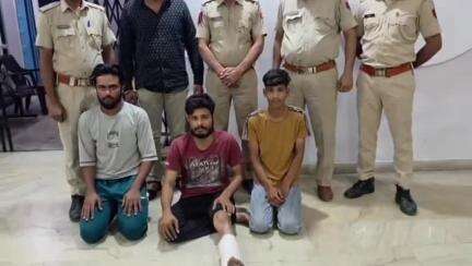 बड़गांव: अंबामाता पुलिस ने युवक पर चाकू से हमला करने वाले तीन आरोपियों को थाना क्षेत्र से किया गिरफ्तार