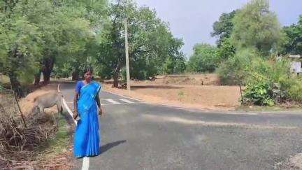 बोलबा: समसेरा कसीरा मोड़ से कान्हूटोली तक बनी सड़क का प्रखंड प्रमुख ने किया निरीक्षण, विधायक का जताया आभार