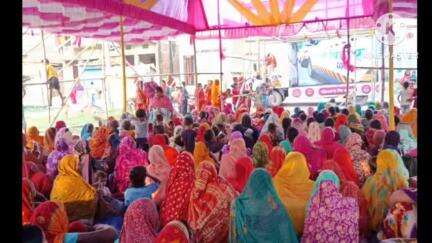 बीरपुर: जगदर और बीरपुर पश्चिमी पंचायत में जीविका महिला ग्राम संगठन का महिला संवाद कार्यक्रम, भीड़ उमड़ी