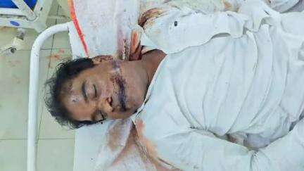 విజయవాడ ఏలూరు రోడ్ లో గుర్తు తెలియని వ్యక్తి మృతి