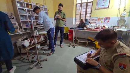 विजयनगर: विजयनगर में NH-48 पर सथाना के पास बाइक दुर्घटना में 2 युवक हुए गंभीर घायल, पुलिस जांच में जुटी