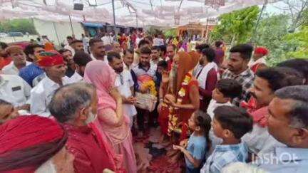 वल्लभनगर: बरोडिया में पूर्व विधायक प्रीति शक्तावत ने श्रीपालेश्वर महादेव मंदिर में आयोजित महारुद्र यज्ञ महोत्सव में भाग लिया