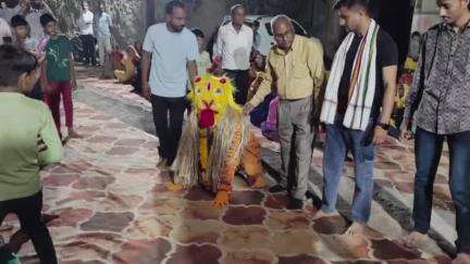 गंगधार: गंगधार के गढ़ मोहल्ला में नरसिंह जयंती का आयोजन किया गया