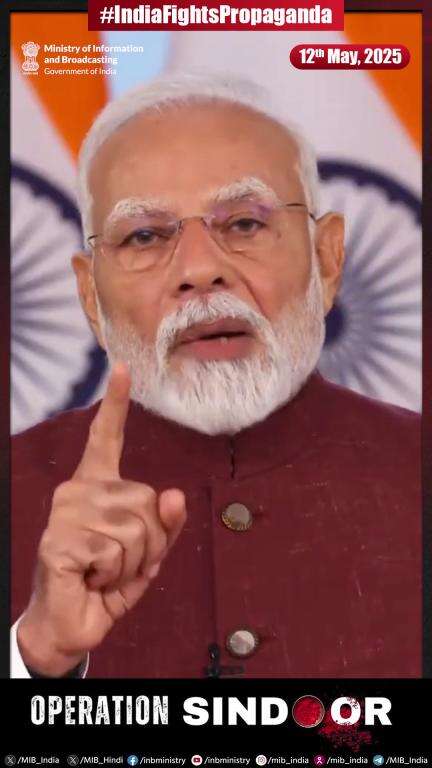 PM Narendra Modi reiterated India's intolerance toward terror, terrorists