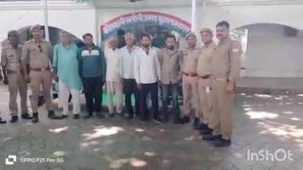 खतौली: थाना खतौली पुलिस ने मारपीट प्रकरण में आधा दर्जन लोगों को गिरफ्तार कर जेल भेजा