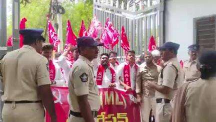 వన్ టౌన్ సిఐ రాజేంద్రనాథ్ యాదవ్ పై చర్యలు తీసుకోండి : సిపిఐ(ఎంఎల్) లిబరేషన్ పార్టీ డిమాండ్