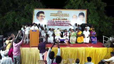 சங்கராபுரம்: அகரகோட்டாலத்தில் நடைபெற்ற திமுக அரசின் நான்காண்டு சாதனை விளக்கப் பொதுக்கூட்டம்