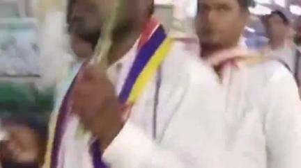 खलीलाबाद: संतकबीरनगर के मेंहदावल बाईपास से बुद्ध पूर्णिमा पर निकली धम्म यात्रा, बौद्ध अनुयायियों ने की पदयात्रा