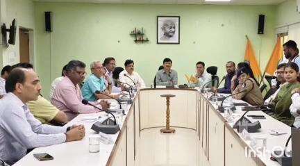 राघोगढ़: एनएफएल विजयपुर में गुना कलेक्टर और एसपी ने आपातकालीन प्रबंधन प्रणाली पर प्रबंधन के साथ बैठक की